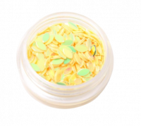 Блестящие фигурки "лепесток" в баночке №8 (арт.18316)