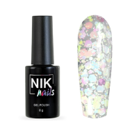 Гель-лак Nik Nails Lux №4, 8мл