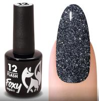 Гель-лак светоотражающий Foxy FLASH №12, 8мл