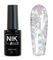 Гель-лак Nik Nails Lux №1, 8мл