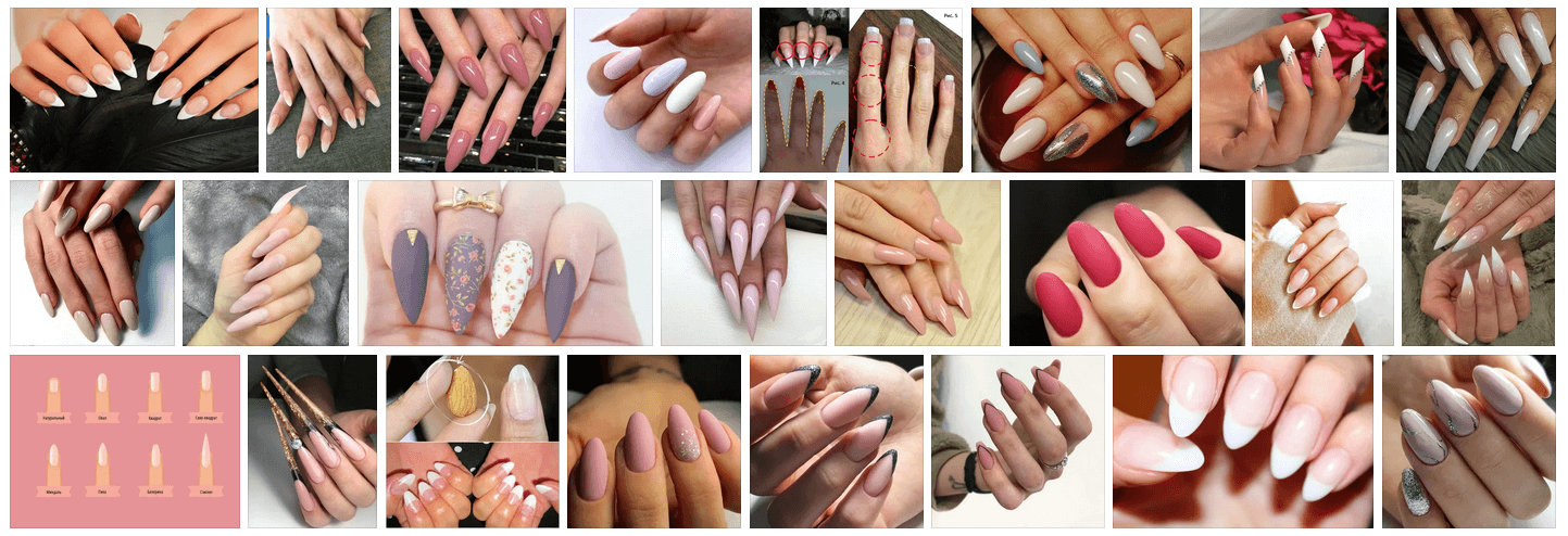Формы ногтей – как выбрать свою
