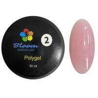 Полигель Bloom №2 30 мл натурально-розовый (баночка)