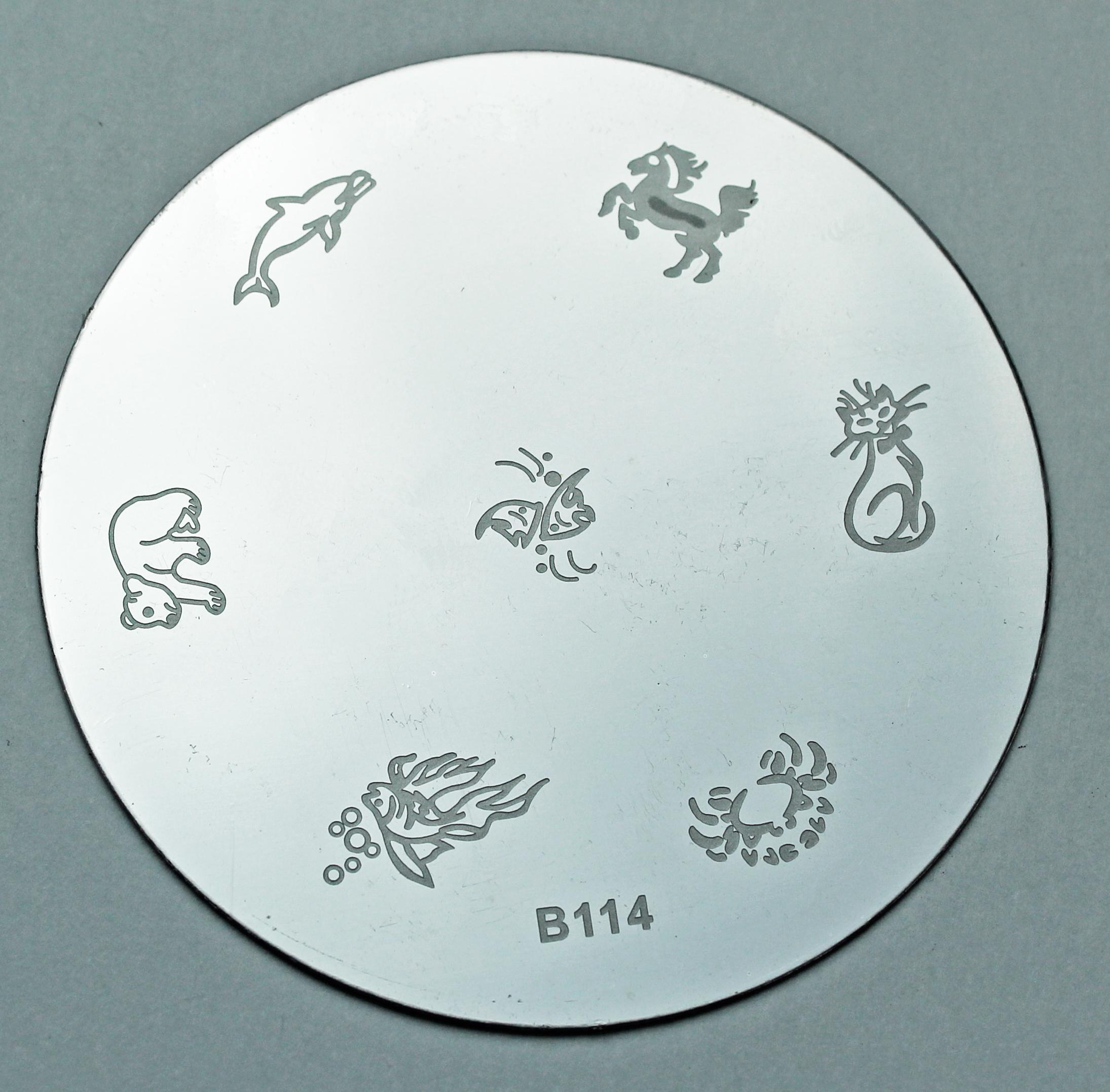Диск для стемпинга круглый b114