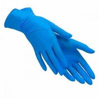 Перчатки нитриловые синие 10шт L (5 пар.)