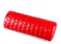 Подушка для маникюра прямоугольная округлая (красная)