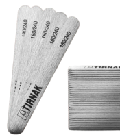Набор пилочек для ногтей TIRNAK "прямая" 180/240 (короткая 13см), 50 штук