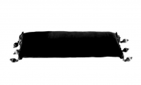 Подушка для маникюра прямоугольная (бархатная) черная (мод.pm-86)