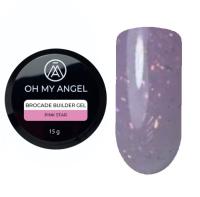 Гель Oh My Angel Brocade Builder Gel - Pink Star, 15 мл