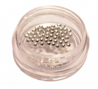 Стразы (кристаллы) для ногтей SS3 1,3мм (серебро) 100шт №10