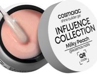 Гель камуфлирующий CosmoLac Shine Builder Gel Influence Collection MILKY PEACH 15мл