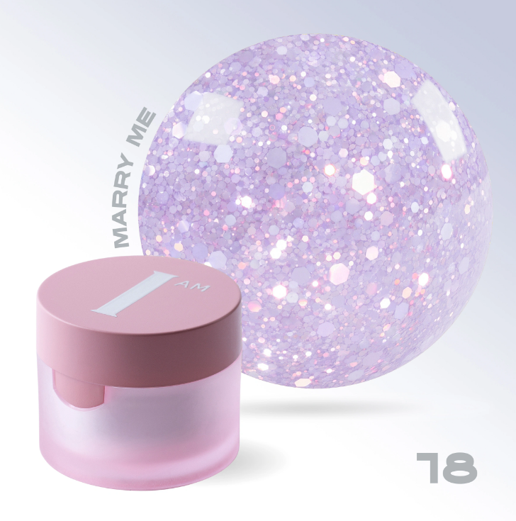 Гель-лак с эффектом I AM Irisk Marry me №18, 5мл