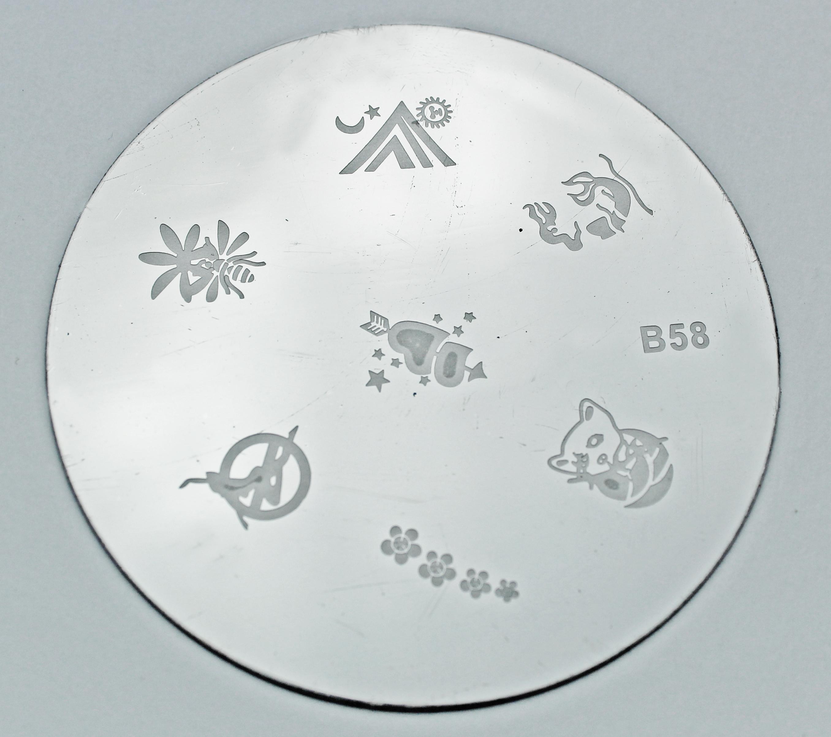 Диск для стемпинга круглый b58