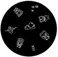 Диск для стемпинга круглый b-32