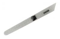 Пилочка для искусственных ногтей NailsTime  "скошенный конус" абр. 240/320 серая (IBL-PL07)