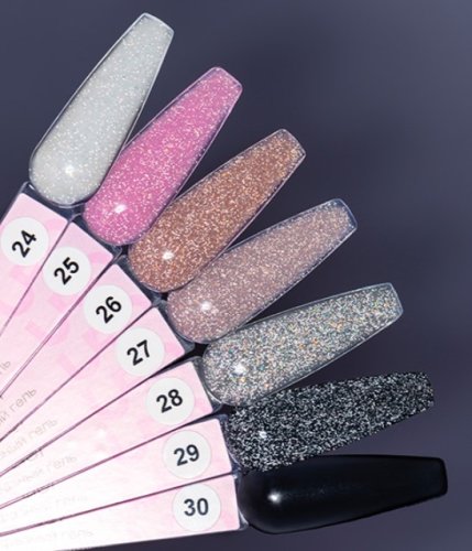 Гель для моделирования ABC Irisk, 15мл (25 Reflective Ice Pink)