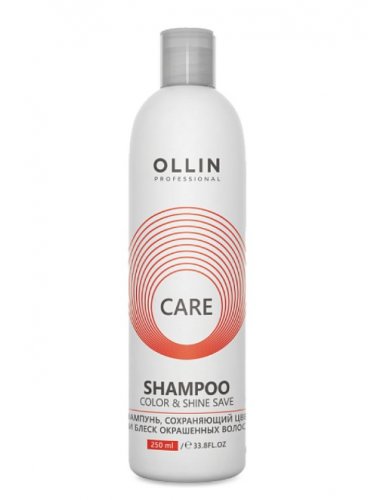 OLLIN CARE Шампунь, сохраняющий цвет и блеск для окрашенных волос, 250мл