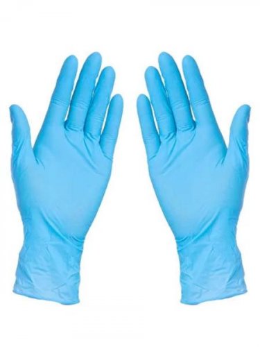 Перчатки медицинские нитриловые голубые Matrix 100шт XS