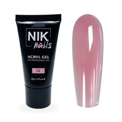 Акригель Nik Nails Acryl Gel №2, 30мл