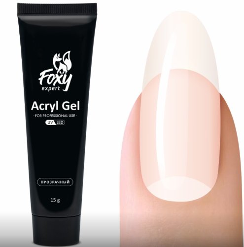 Акрил-гель Foxy Acryl gel Прозрачный, 15мл