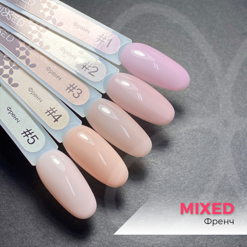 Гель лак MIXED Френч №4, 7мл