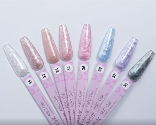 Гель для моделирования ABC Irisk, 15мл (35 Pink Pearl однофазный)