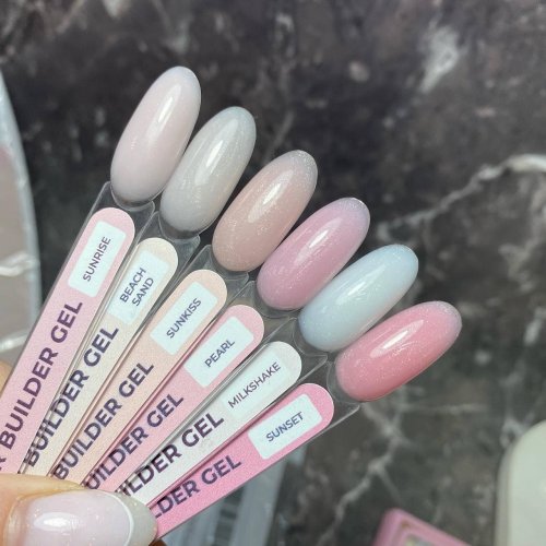 Гель Oh My Angel Shimmer Builder Gel - Milkshake, 15 мл