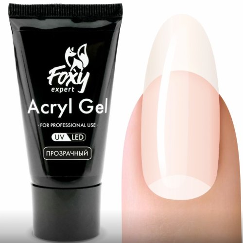Акрил-гель Foxy Acryl gel Прозрачный, 30мл