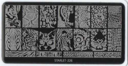 Трафареты для штампинга прямоугольные Starlet №226