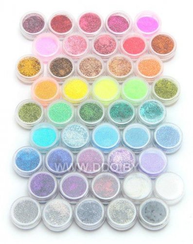 Набор блёсточек 45шт bl-001