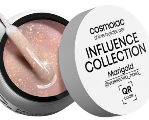 Гель камуфлирующий CosmoLac Shine Builder Gel Influence Collection MARIGOLD 15мл