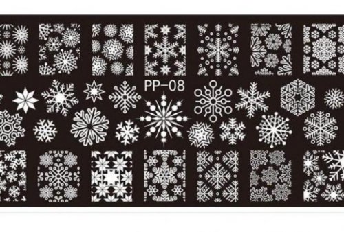 Трафарет для стемпинга (PP-08)