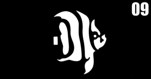 Шаблон для выполнения временной татуировки №09