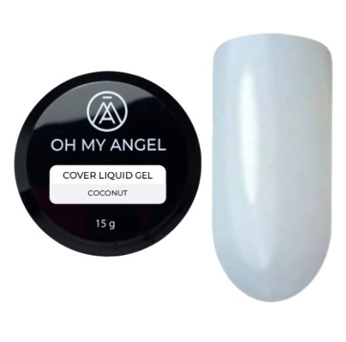 Жидкий гель Oh My Angel Cover Liquid Gel - Coconut, 15 мл