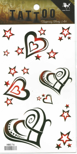 Переводные картинки (размер листа 10.5*21) (IBL-N6) временное тату hm576