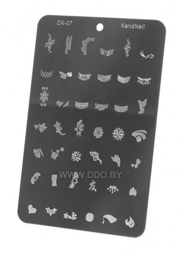 Диск для стемпинга прямоугольный ск-07