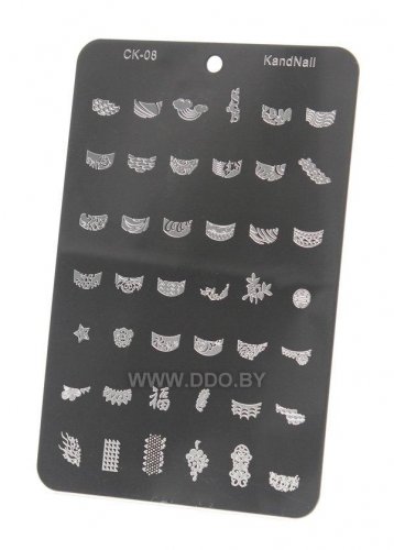 Диск для стемпинга прямоугольный ск-08