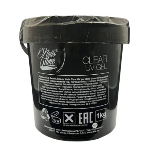 Гель прозрачный NailsTime / UV GEL / Clear 1000g (с)