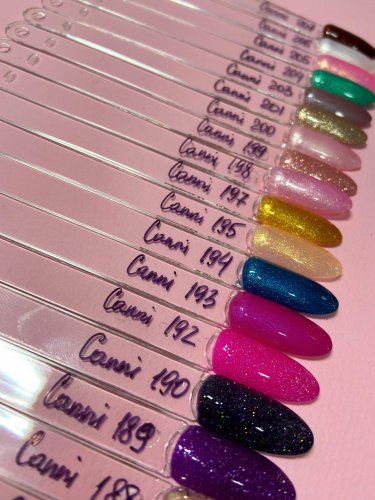 Гель-лак (шеллак) Canni №190 Flash Violet Black 7.3ml