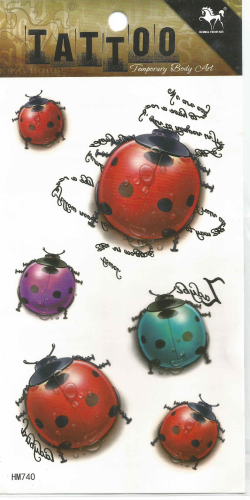 Переводные картинки (размер листа 10.5*21) (IBL-N6) временное тату hm740