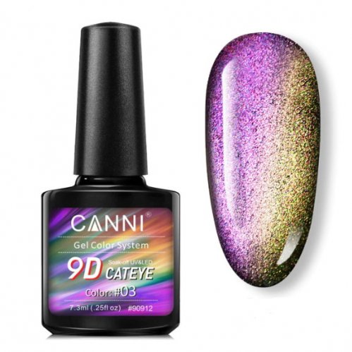 Гель-лак Canni 9D Galaxy Cat eye 7,3 мл №3