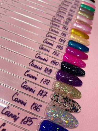 Гель-лак (шеллак) Canni №187 Flickering Night 7.3ml