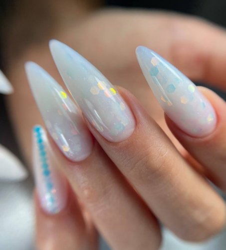 Гель Oh My Angel Shimmer Builder Gel - Hexagon, 15 мл