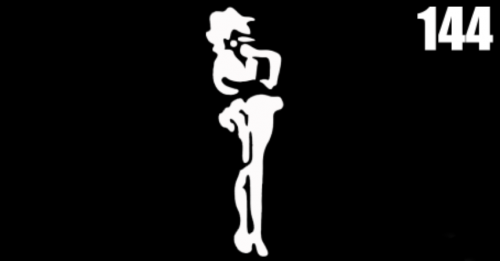 Шаблон для выполнения временной татуировки №144