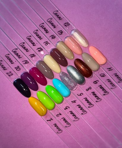 Гель-лак (шеллак) Canni №4 Cyan Light 7.3ml