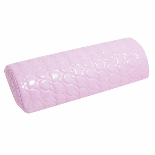 Подушка для маникюра прямоугольная округлая (розовая)
