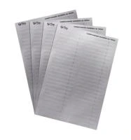 Наклейки на типсы "Универсальные" (1 лист - 50шт), серебро