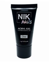 Акригель Nik Nails Acryl Gel #Clear, 15мл