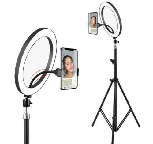 Кольцевая светодиодная лампа со штативом для профессиональной съемки Ring Fill Light 26 см