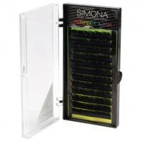 Ресницы Simona Perfect Lash, 12 линий, 0,10 С-изгиб, 12мм 
