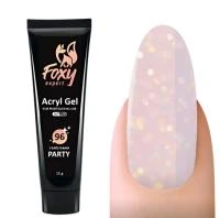Акрил-гель с блестками Foxy Acryl gel PARTY №G96, 15мл